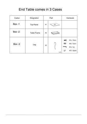 English Elm Glam Stainless Steel Coffee Table with Beveled Tempered Glass Top and Elegant Cabriole-Style Legs Silver,White 28 L x 28 W x 4 H B011S01177