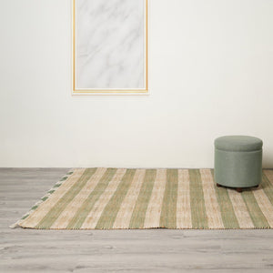 English Elm Area Rug, Handwoven Jute & Cotton Dark Brown Plaid 5X7 Ft - Durable, Rustic Charm For Any Space B346P321263