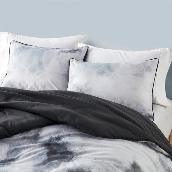 English Elm Twin/Twin Watercolor Tie Dye Comforter Set with Pillow | Soft Brushed Microfiber, Hypoallergenic Fill B035P203246