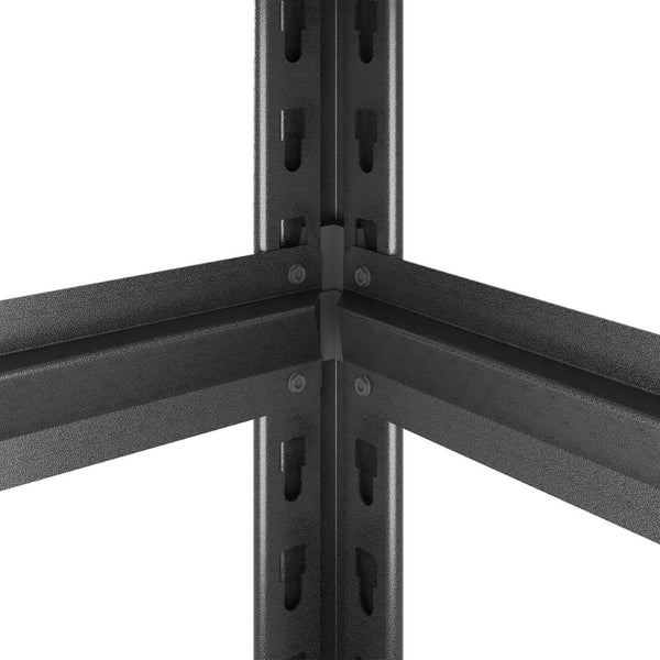 English Elm 78"h Five Shelf Steel Pegboard Storage Unit Heavy Duty Industrial Rack for Garage T2398P463322