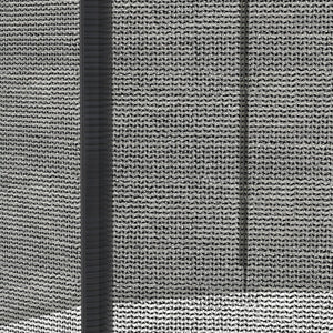 English Elm Soozier 14ft Round Trampoline Replacement Enclosure Net with Zippered Pe Mesh Guard W2225P200470