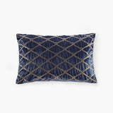 Croscill Classics Aumont Traditional Oblong Decor Pillow CCL30-0061 Navy