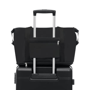 English Elm 6 Piece Hardshell Abs Travel Set with Spinner Wheels Combination Lock and Toiletry Bag N732P391465B