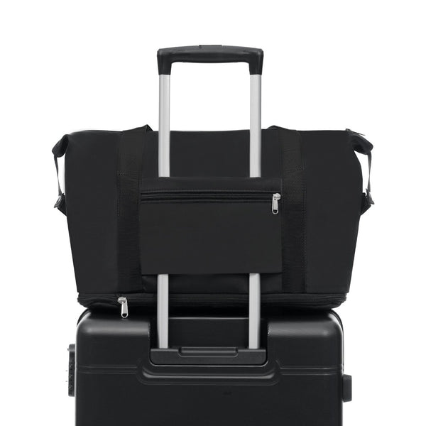 English Elm 6 Piece Hardshell Abs Travel Set with Spinner Wheels Combination Lock and Toiletry Bag N732P391465B