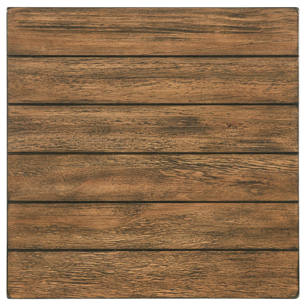 English Elm Castleton Distressed Brown Wood End Table - Rustic Charm With Storage For Living Rooms & Bedrooms B062P375515