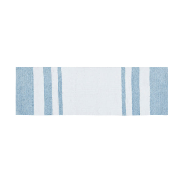 JLA Home Madison Park - Reversible Cotton Bath Rug with Dual-Texture Plush Absorbent Pile, Machine-Washable, Spa Feel 72 L x 24 W x 0.5H MP72-6212