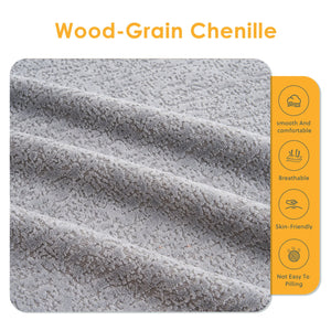 English Elm Curved Boneless Sofa modular 110" sectional with high-density foam & spring core, kid‑friendly curves, no assembly required for easy moving and cozy lounging Grey W2231S00007