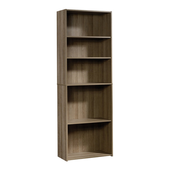 English Elm 5-Shelf Bookcase In Warm Brown Finish – Stylish, Durable Storage With Adjustable Shelves For Any Room B356P402599