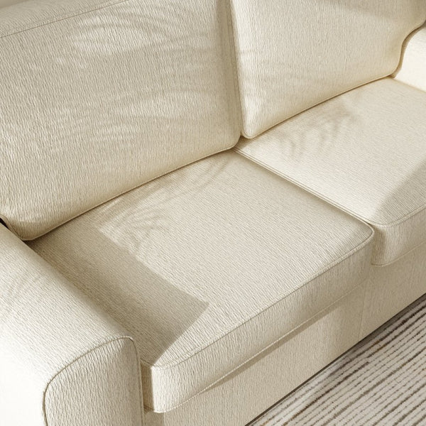 English Elm 69.6" Chenille Upholstered Loveseat with Spring Cushions and Metal Frame for Modern Spaces Beige W3568P431386