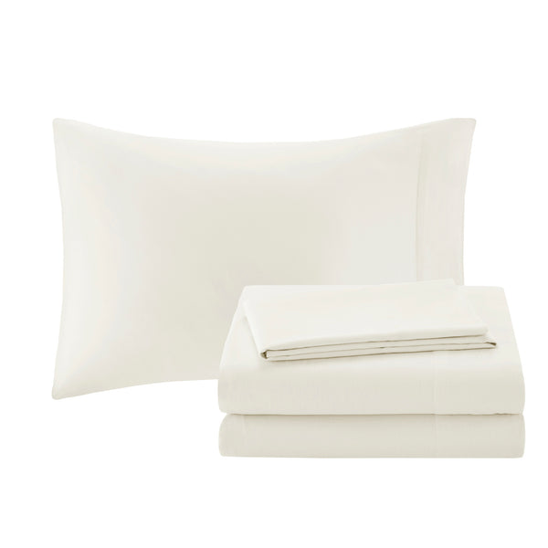 English Elm 12 Piece Teal Paisley Comforter Set with Cotton Sateen Sheets, Cal King, 15" Skirt, Hypoallergenic Fill B035P148325