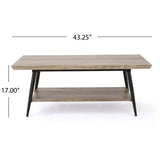 Christopher Knight Home® - Noble House - Lathom Canyone Grey Wood Coffee Table