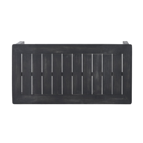 English Elm Christopher Knight Home® - Acacia Outdoor Loveseat & Coffee Table Set with Water-Resistant Cushions, Slat Paneling, Dark Gray 70844.00DGRY