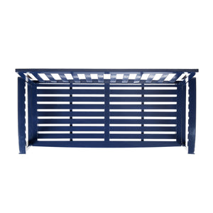 English Elm Christopher Knight Home® - LOJA Bench - Acacia Wood Outdoor Bench with Ergonomic Curved Backrest, Durable Stable Construction Blue 57495.00ACANBL