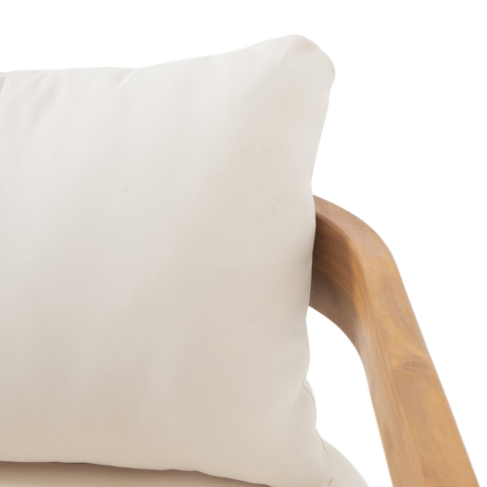 English Elm Christopher Knight Home® - Brooklyn Teak Loveseat & Coffee Table Set - Beige Acacia Wood, Compact Modern Tub Seat, Space-Saving Elegance N770P339705C