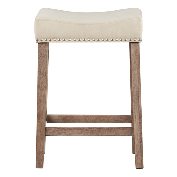 OSP Home Furnishings Celina 3-Piece Counter Height Set Natural Wood/Lt Brown