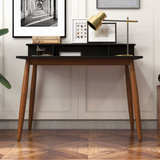 English Elm Ashcroft Furniture - Hayley Rectangular Solid Wood Desk In Black