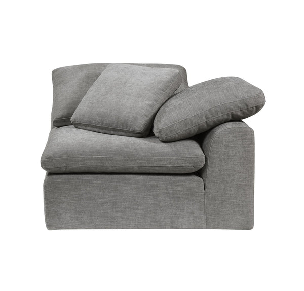 English Elm Naveen Gray Linen Modular Sectional Sofa with Ottoman — Customizable 7-Piece, Plush Foam Seats, Wooden Frame Comfort B2726S00084