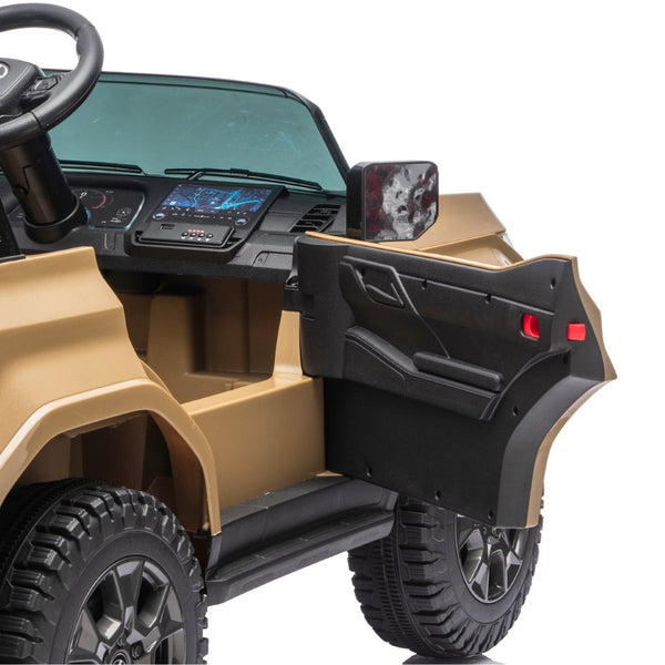 English Elm Lexus Gx550 Two Seat Kids Ride on with 24v Power Remote Control and Suspension Champagne W1578P416234