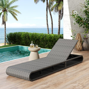 English Elm Christopher Knight Home® - Outdoor Acacia Wood Counter Height Barstool Set of 2 with Curved Backless Seats Rustic Weather-Resistant Grey N772P248136G