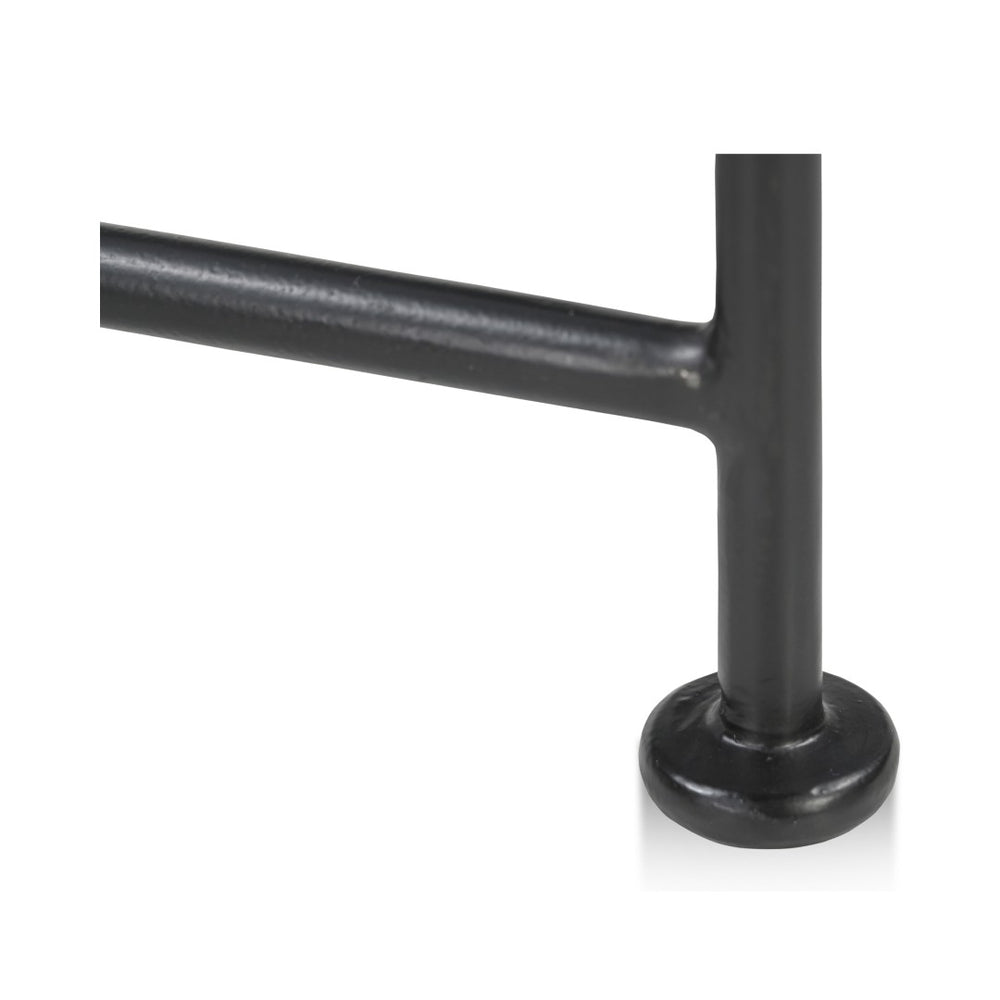English Elm Cicero Iron Tripod Pillar Candle Holder Art Nouveau Matte Black Sculptural Stand B2769P498419