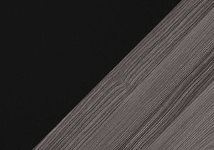 English Elm Table 3-Piece Living Room Set with Coffee and End Tables, Grey Laminate, Rounded Safe Edges Black 44 L x 24 W x 7 H B2710P219999