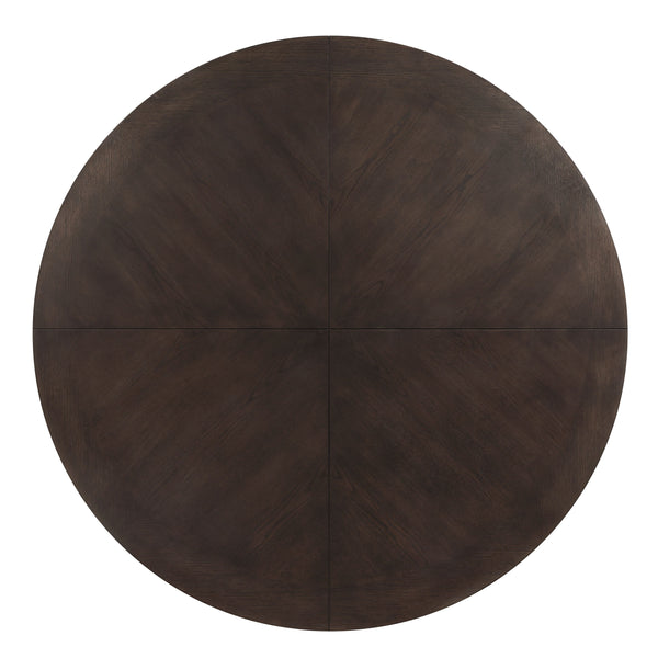 English Elm Guido Round Espresso Finish Coffee Table — Oversized Sturdy Synthetic Wood Top, Timeless Centerpiece B2726P251670