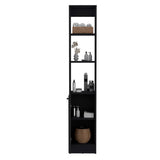 English Elm Linen Cabinet Marion, Bathroom, Black