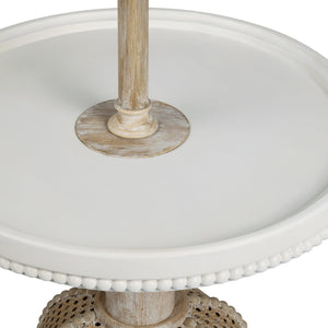 Crestview Collection 68" H Rustic Wood & Rattan Floor Lamp With Stylish Shade - Perfect For Home Decor & Lighting Needs   Cvly1984