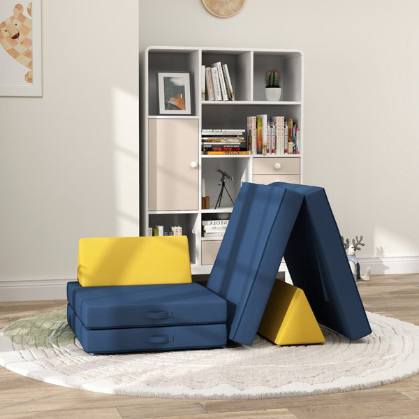 English Elm Qaba 12 Piece Modular Foam Toddler Play Sofa Set for Creative Playroom Fun W2225P249709
