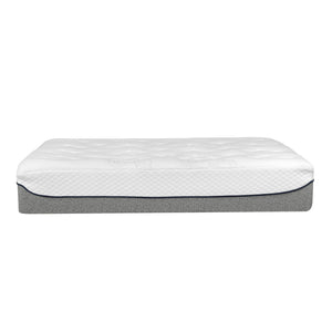 English Elm Ultra 13in Plush Gel Memory Foam Mattress Full Size - 3" Gel Layer, 13" Comfort, Motion Isolating Cover Grey+White 56 L x 17 W x 17 H B011P199718
