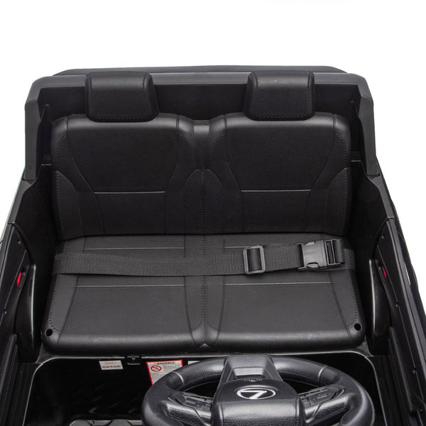 English Elm Lexus Gx550 Two Seat Kids Ride on with 24v Power Remote Control and Suspension Black W1578P416226