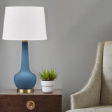 510 Design Zazie Transitional Ceramic Genie Table Lamp FB153-1187 Blue