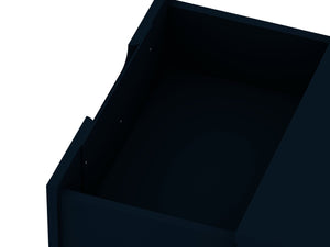 English Elm Rockefeller 20" Nightstand In Midnight Blue - Sleek 2-Drawer Storage For Modern Bedroom Elegance B365P398165-GIGA