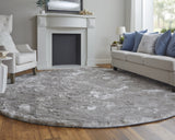 Feizy Rugs Indochine Plush Hand-tufted Polyester Shag Rug - Luxurious High Pile For Contemporary Spaces Gray,Silver Polyester 4944550fpla000n80