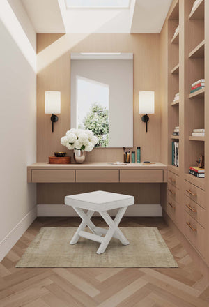 English Elm Abigail Velvet Accent Bench In Cream - Chic, Compact & Comfortable Seating For Any Room Decor B365P398205