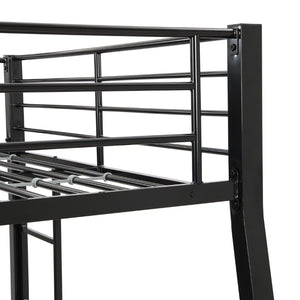 English Elm Twin Xl Over Queen Steel Bunk Bed with Stairs for Shared Kids or Guest Rooms W311P401501