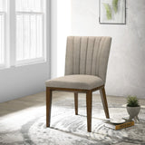 English Elm Ashcroft Furniture - Elmwood Cream Fabric Dining Chair (Set Of 2)