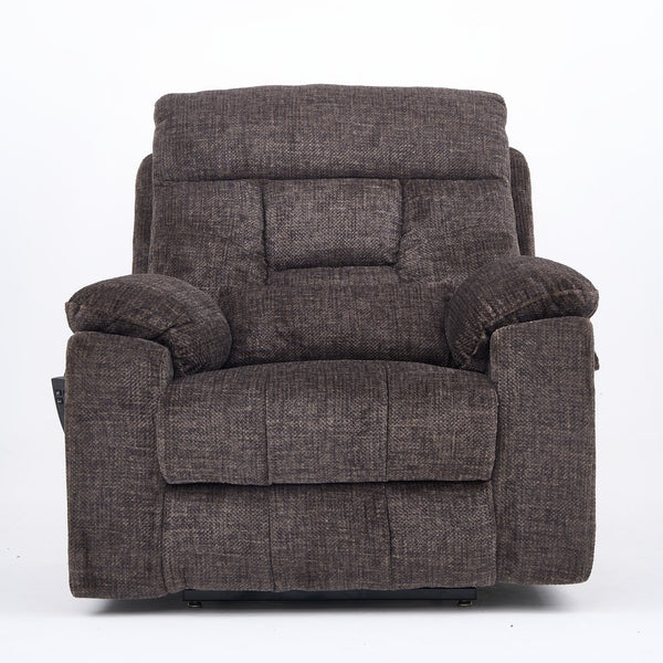 English Elm Old Age Electric Lift Recliner - Plush Velvet Chair With Dual Motors, Massage, Heat & 180° Recline W547S00052
