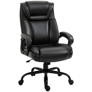 English Elm Vinsetto Big And Tall Executive Office Chair - 400Lbs Capacity, Ergonomic Pu Leather & Adjustable Height W2225P217513-GIGA