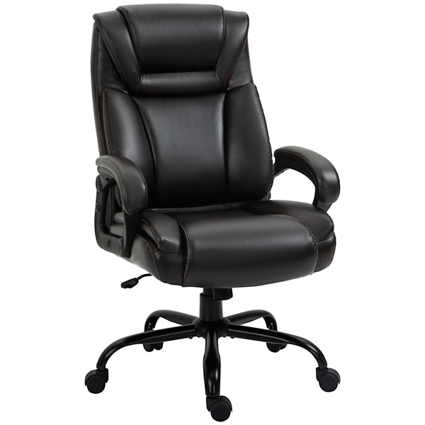 English Elm Vinsetto Big And Tall Executive Office Chair - 400Lbs Capacity, Ergonomic Pu Leather & Adjustable Height W2225P217513-GIGA