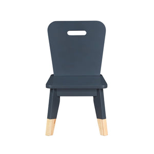 English Elm Navy Wood Frame Kids Activity Table Set Seats Four for Playroom or Homework Space B011P462894