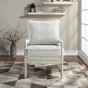 OSP Home Furnishings Kaylee Spindle Chair Smoke