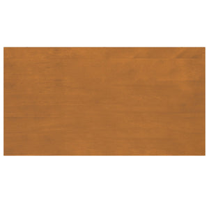 English Elm Warm Shaker 5 Shelf Bookcase Brown Pine - Handcrafted Solid Wood, Light Golden Finish, Adjustable Shelves B136P238605