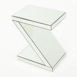 Christopher Knight Home® - Noble House - Auda Mirrored Z Shaped Side Table