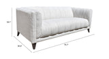 Punta Cana Sofa Leonardo Snow 109792 Zuo Modern