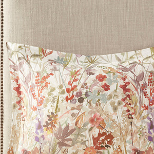 JLA Home Madison Park - 7 Piece Cotton Printed Comforter Set Madison Park Mariana – Watercolor Floral, Embroidered Pillows, OEKO-TEX Certified, Machine Washable, Breathable Comfort MP10-7091
