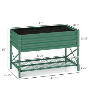 English Elm Self-draining Elevated Fir Wood Planter with Lattice Trellis for Backyard Gardens T3971P422625