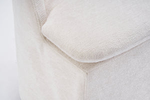 English Elm 058-Set Chenille Fabric Dining Chairs with 360° Swivel Wheels, Ergonomic Upholstered Seating, 250 lb Capacity Beige W527P242552