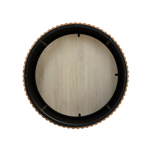 English Elm Coffee Table - Modern Round Accent Table With Flip-Top Design For Small Spaces & Living Rooms W688P248119