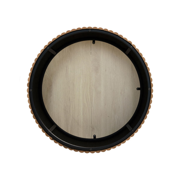 English Elm Coffee Table - Modern Round Accent Table With Flip-Top Design For Small Spaces & Living Rooms W688P248119